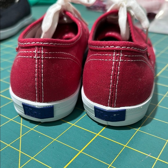Keds Women's Red Canvas Sneakers - great condition. Like new but no tags. - Picture 3 of 6